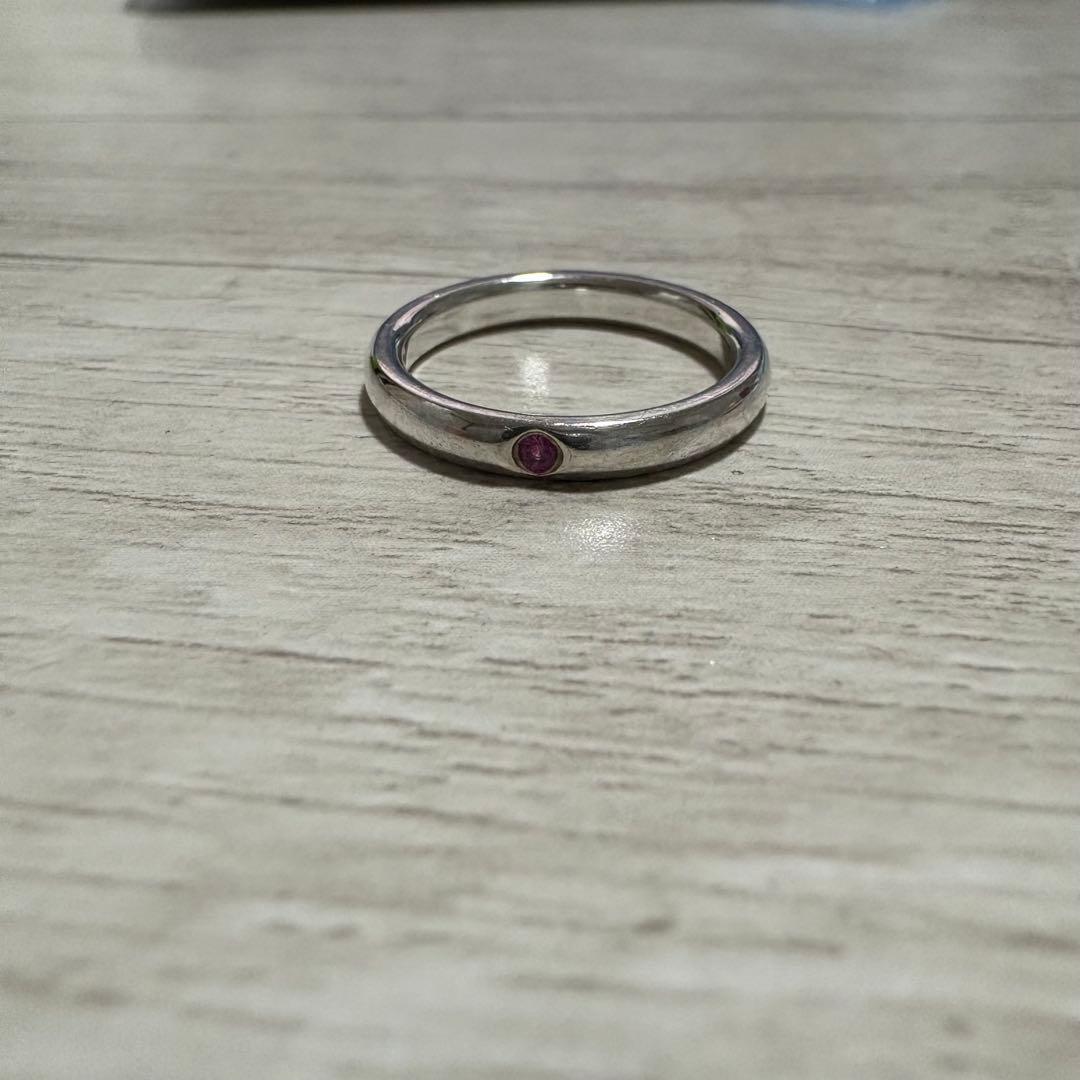 ティファニー スタッキングバンド ペレッティ ルビー リング 9号