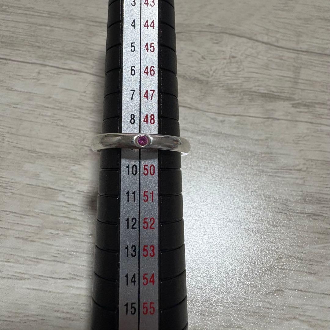 ティファニー スタッキングバンド ペレッティ ルビー リング 9号