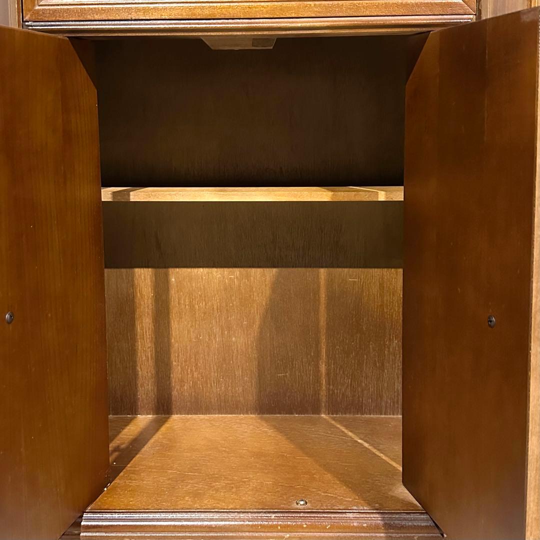 ✦アンティーク調✦象嵌 キャビネット 木製 収納棚 花台 電話台 サイドボード