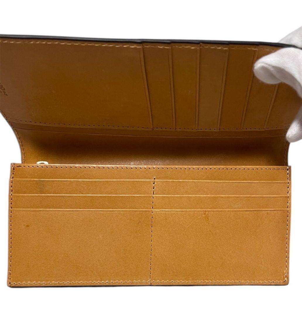 ROCADO ロカド シェルコードバン 二つ折り 長財布 馬革 ダークグリーン