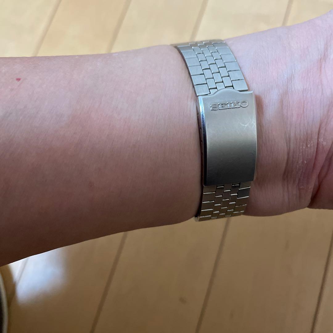 SEIKO グリーン文字盤 クォーツ腕時計TYPE2