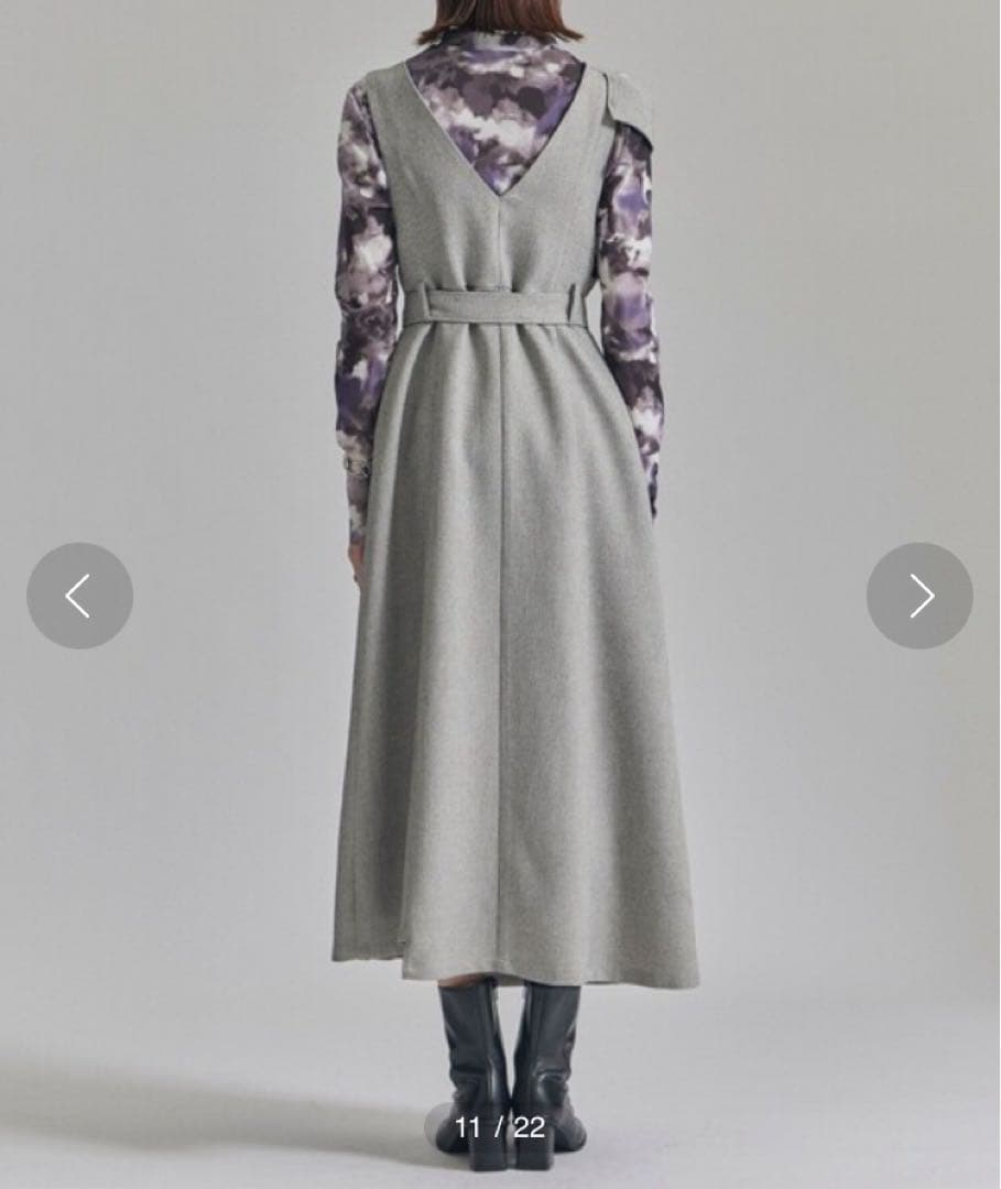 【UNITED TOKYO】トレンチラべルジャンパースカート