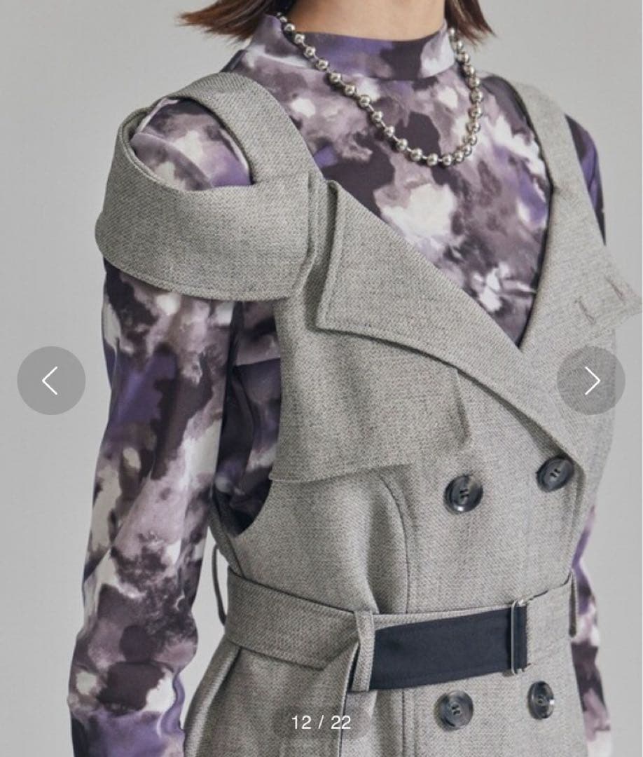 【UNITED TOKYO】トレンチラべルジャンパースカート