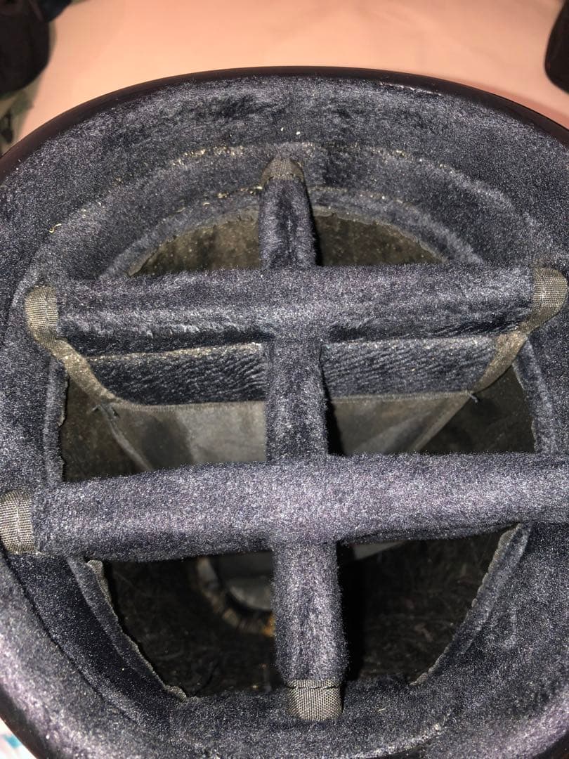 【送料込み】希少レア　ルコックスポルティフ　キャディバック　黒X赤　ゴルフバッグ