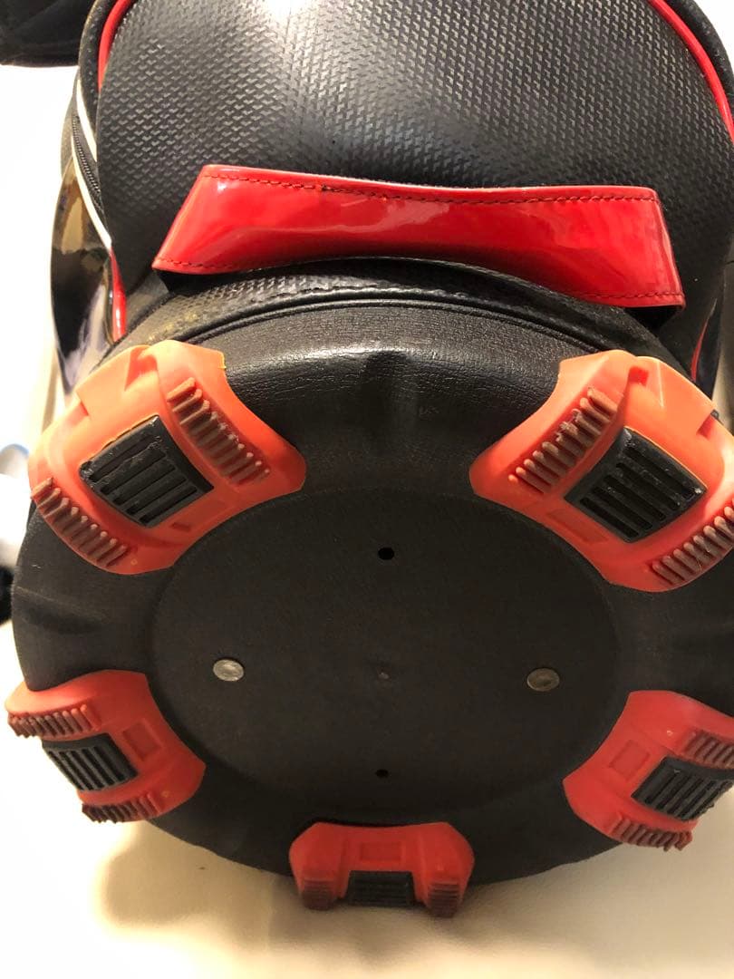 【送料込み】希少レア　ルコックスポルティフ　キャディバック　黒X赤　ゴルフバッグ