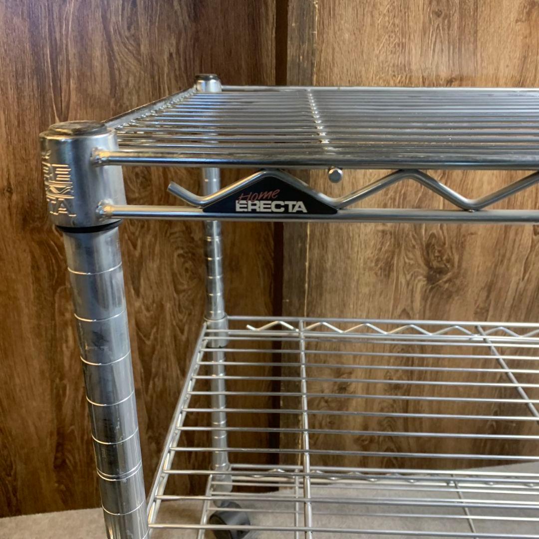 G880\"  ERECTA ワイヤーシェルフ 3段 750x450