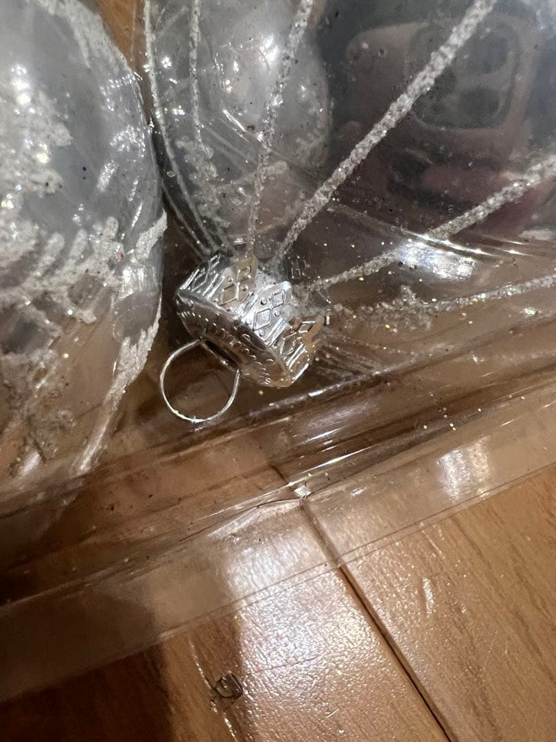 【新品未開封】10㎝クリスマスボール　12個　クリスマスツリー　オーナメント