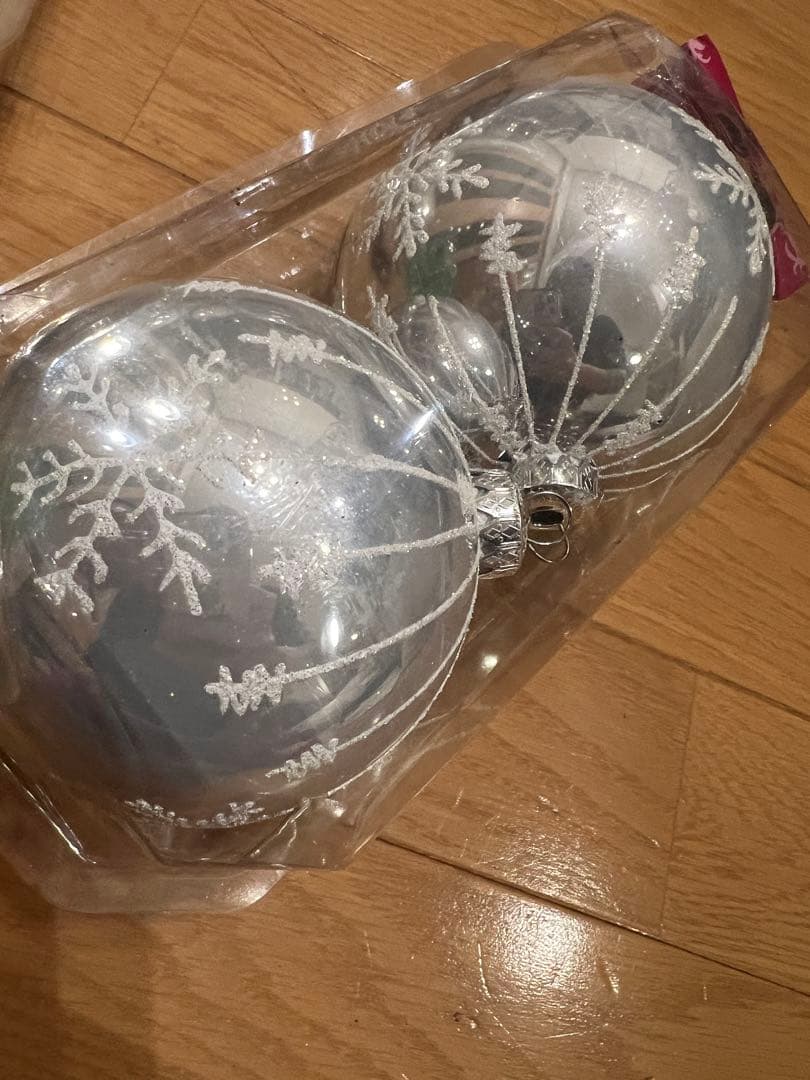 【新品未開封】10㎝クリスマスボール　12個　クリスマスツリー　オーナメント