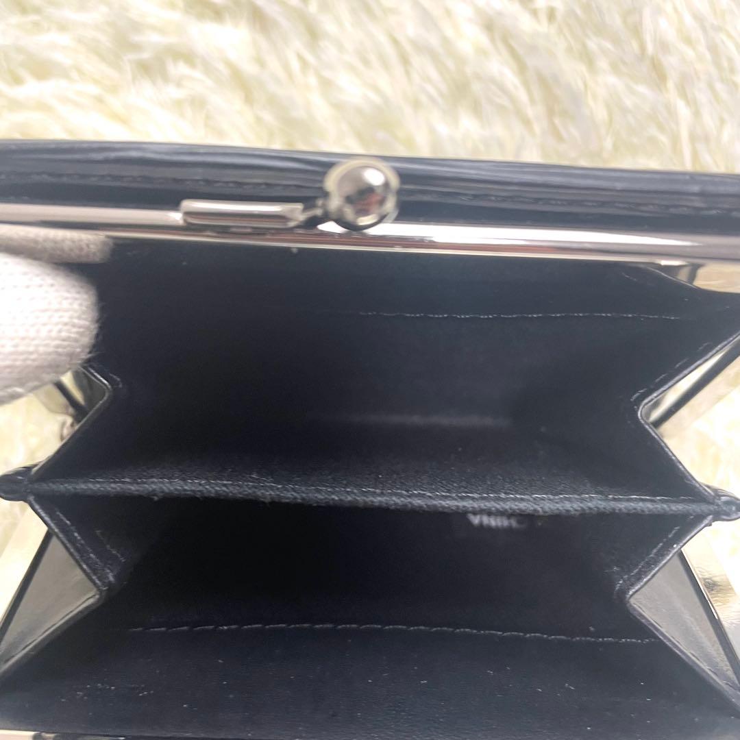 未使用に近い 付属品完備 ヴィヴィアンウエストウッド 二つ折り財布 ブラック