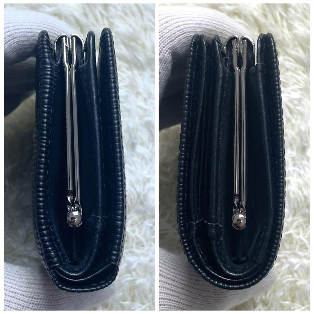 未使用に近い 付属品完備 ヴィヴィアンウエストウッド 二つ折り財布 ブラック