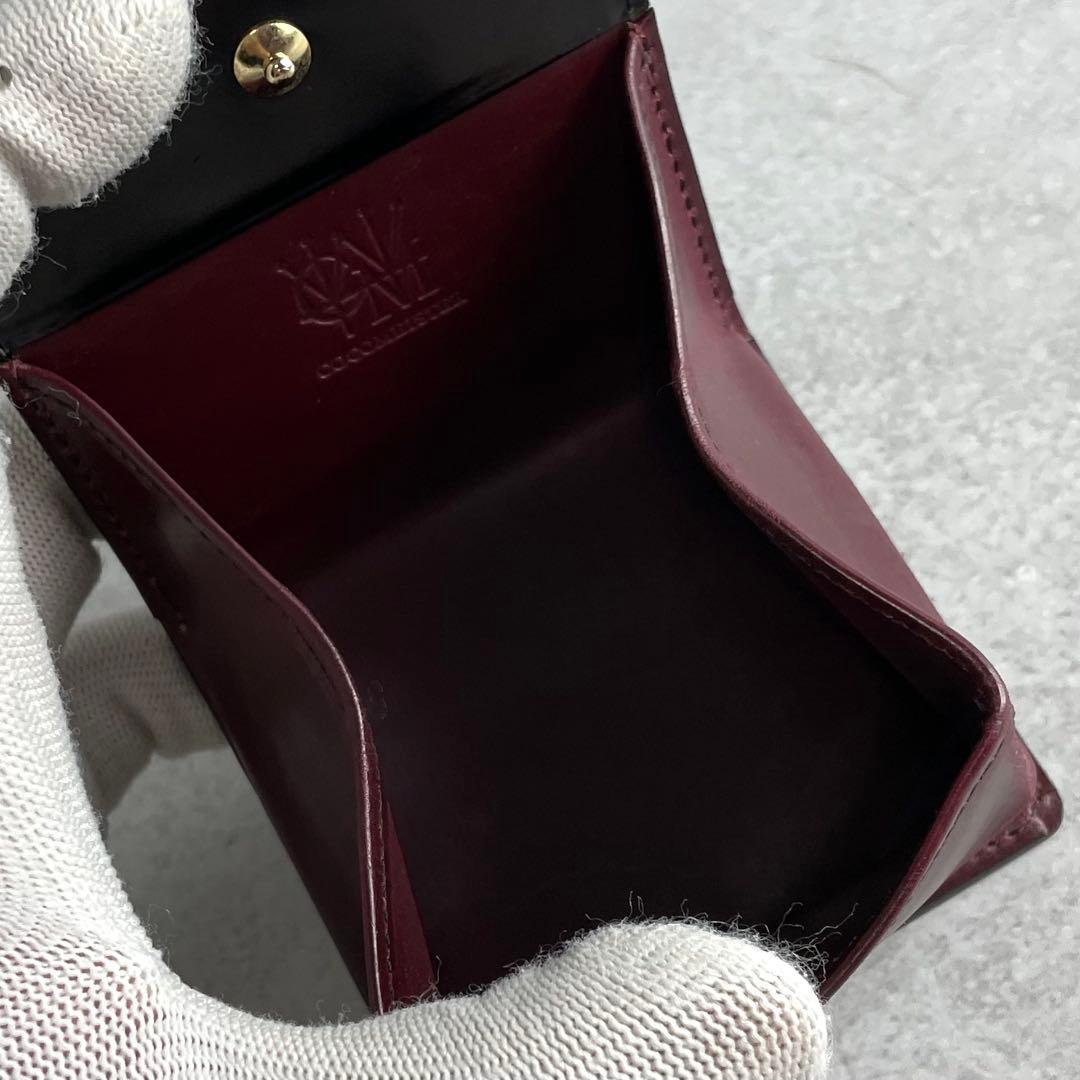 極美品✨ ココマイスター ケース コードバン メンズ 箱付き ブラック系