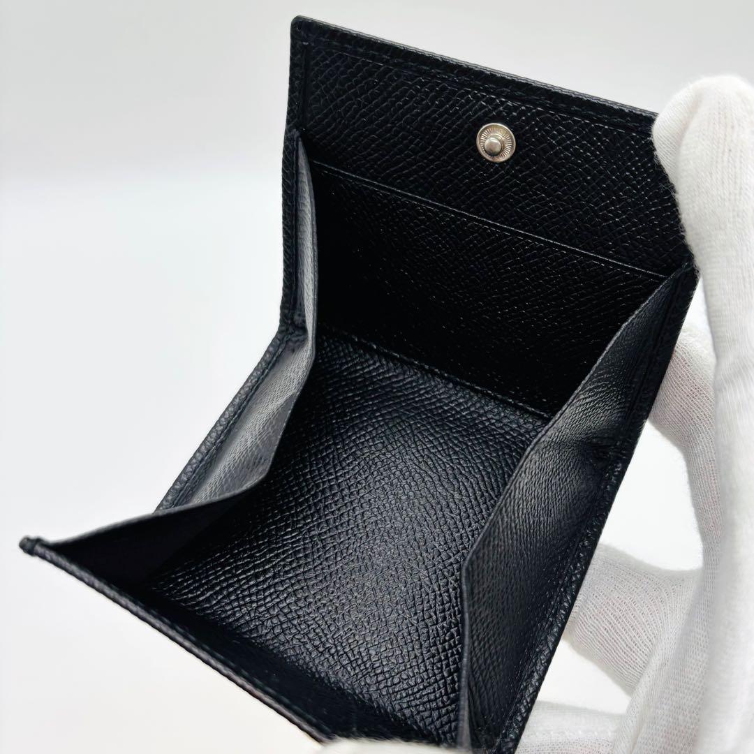 【未使用】ブルガリ ケース 小銭入れ レザー ブラック