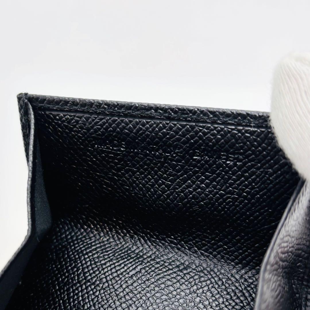 【未使用】ブルガリ ケース 小銭入れ レザー ブラック