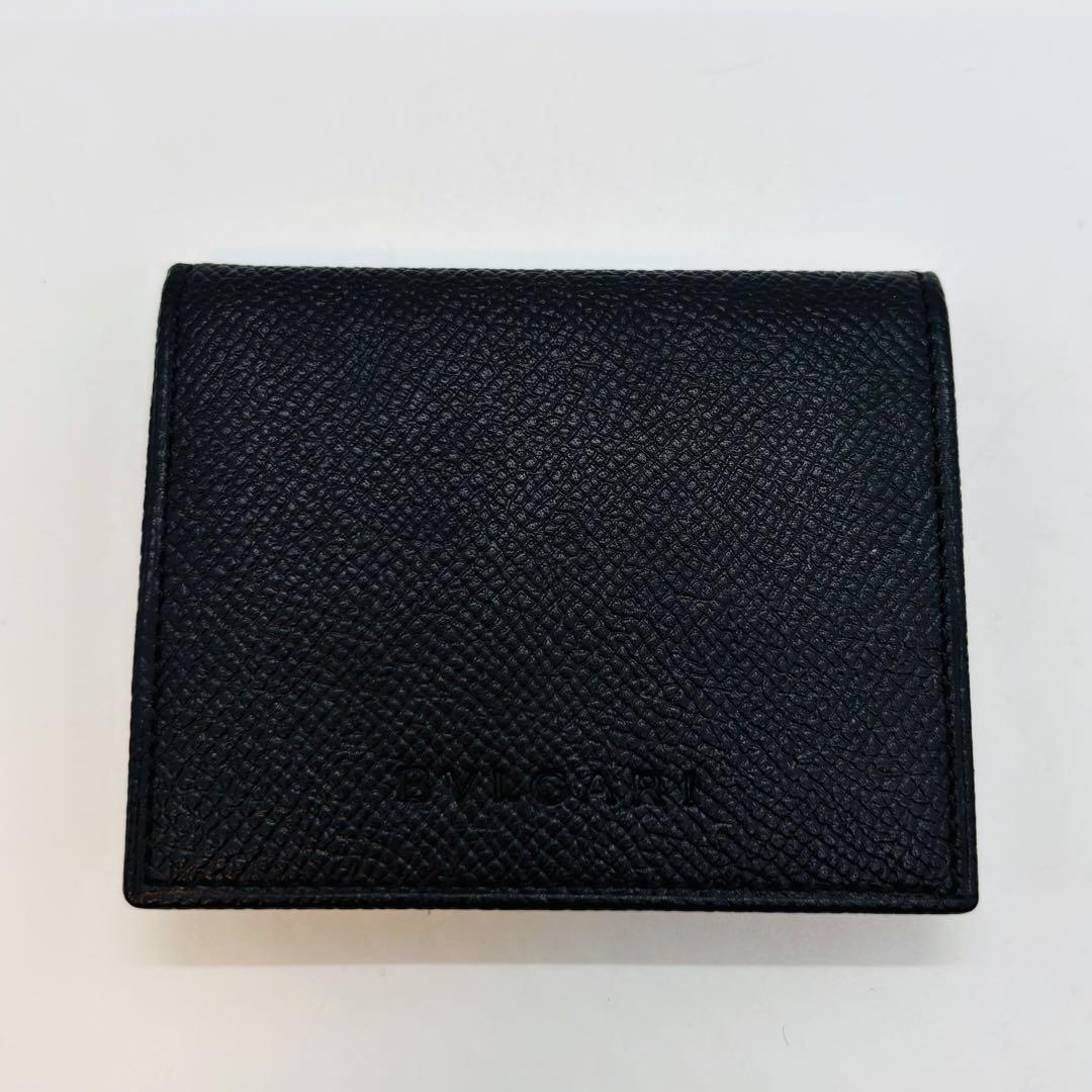 【未使用】ブルガリ ケース 小銭入れ レザー ブラック