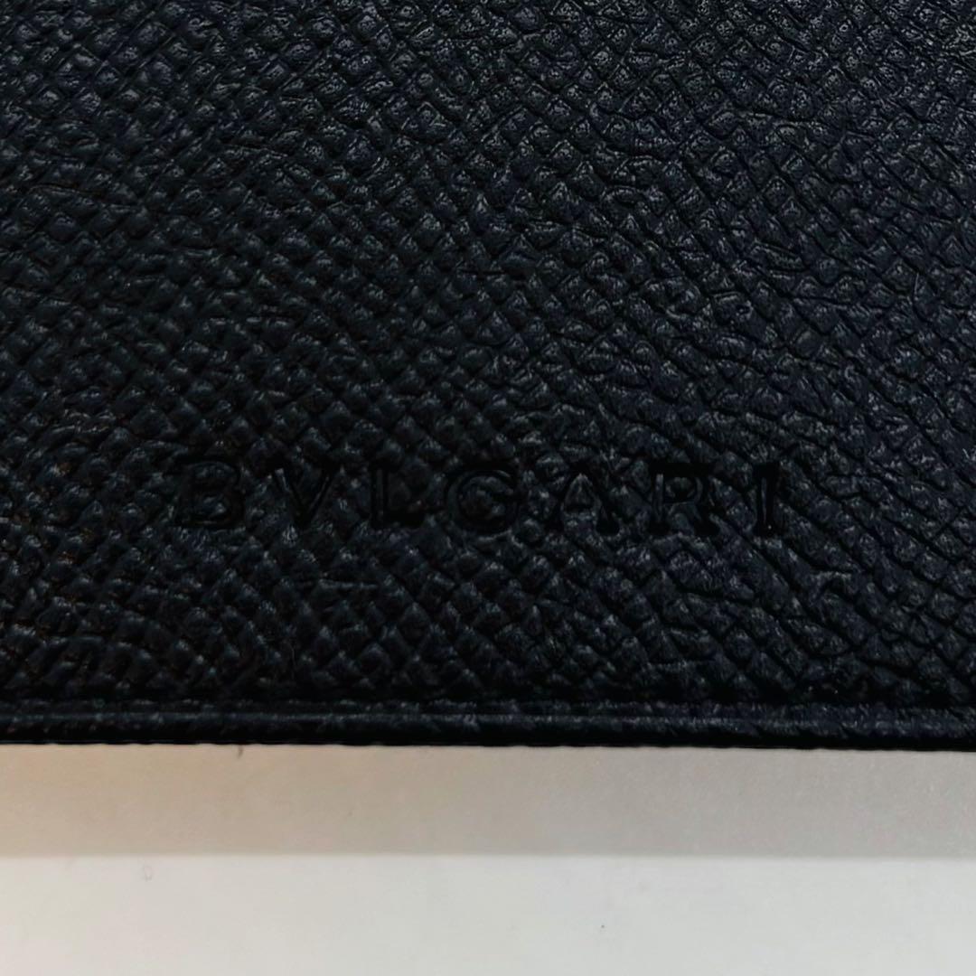 【未使用】ブルガリ ケース 小銭入れ レザー ブラック