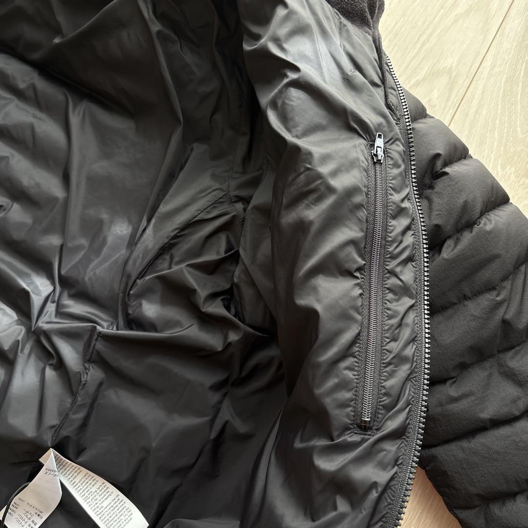 DANTON ミドルダウンジャケット 黒　サイズ38 ゆったり着たい方に！