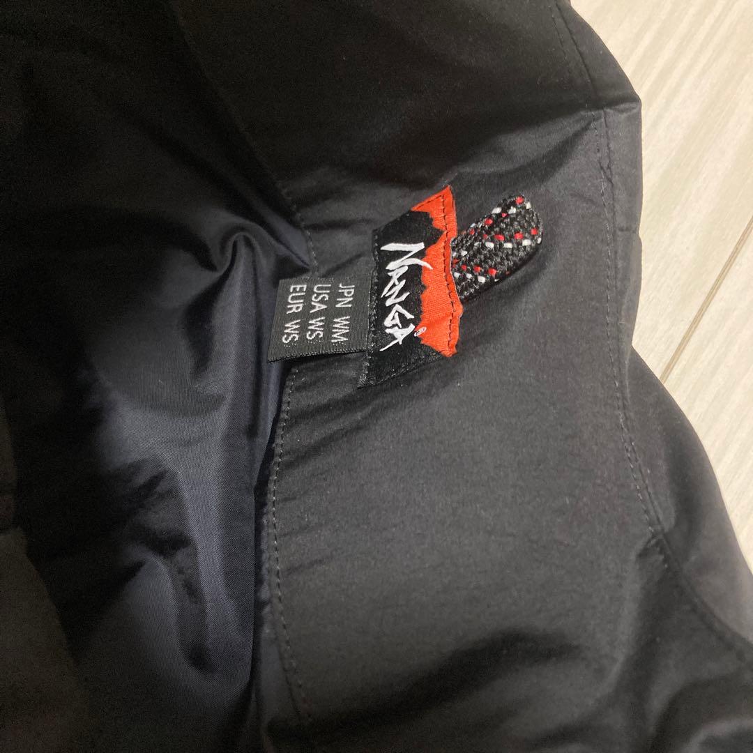 ナンガ ノーカラーダウンコート　レディース　Mサイズ