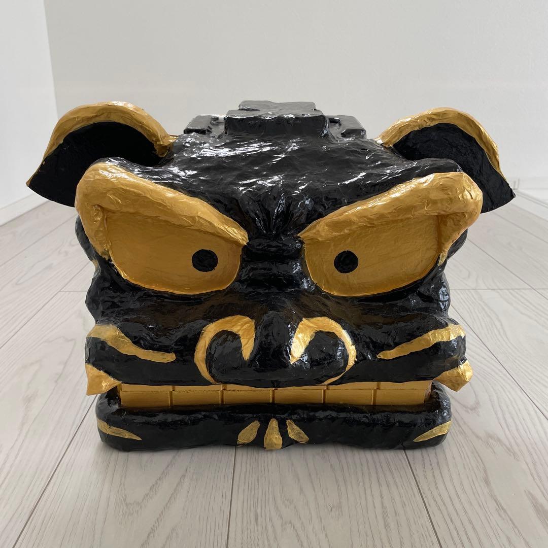 黒獅子舞　獅子頭　大人用　発泡獅子ロール