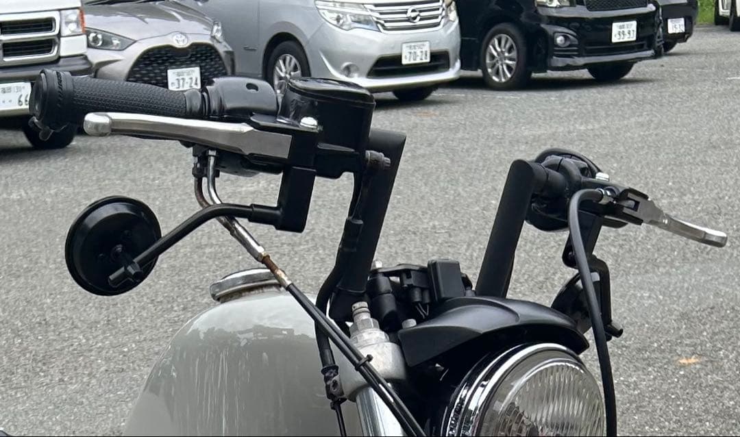 Free Spirits アップサイドダウン・ミラーマウントブラケット+ミラー