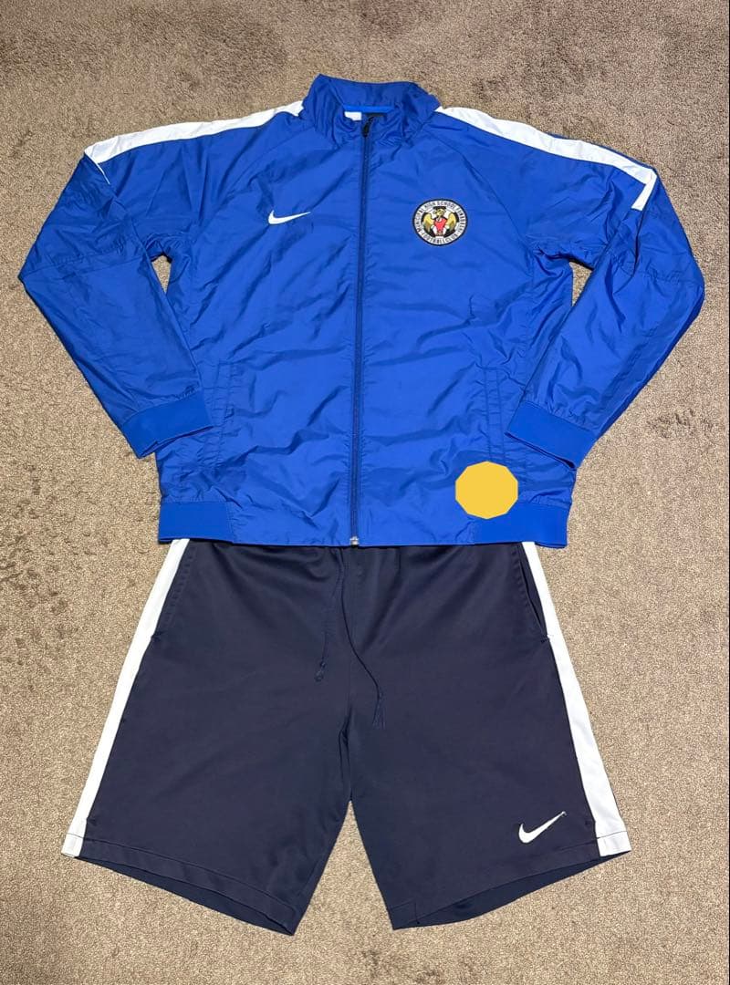 選手権開幕特価‼️市立船橋高校サッカー部ウィンドブレーカー・ハーフパンツXL支給品