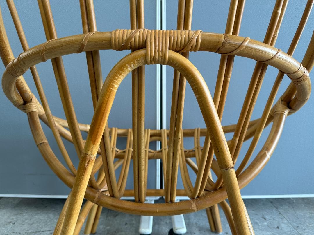 unico　ラタンチェア　CAGE(カージュ)　ブラウン　籐家具