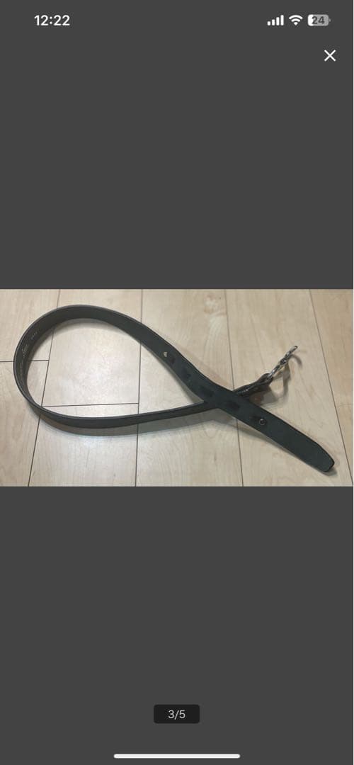 tory leatherフックベルト