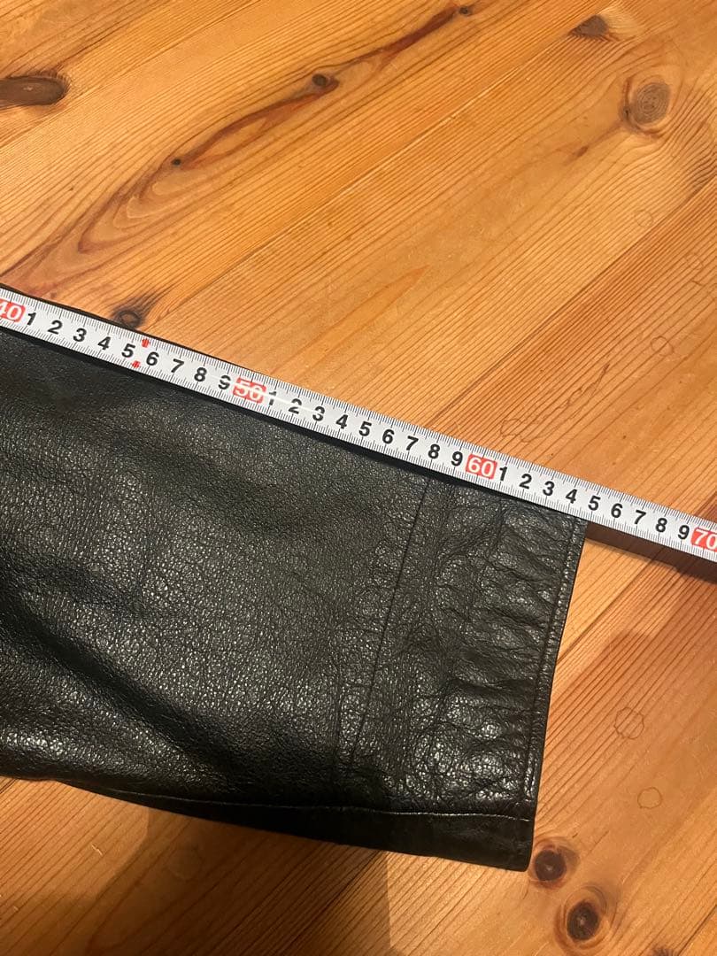90s Wilson leather レザージャケット シングル ブラック 本革