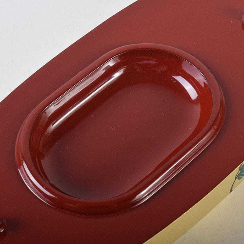 茶道具　中村湖彩作　金蒔絵　 ふりふり　香合　共布共箱　 V　R8059