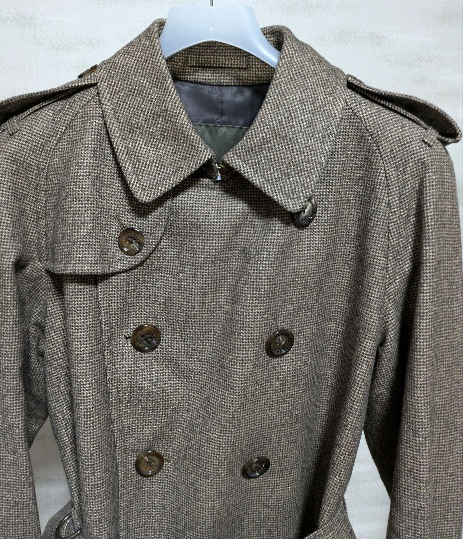 マッキントッシュ　ロンドン　チェックトレンチコート