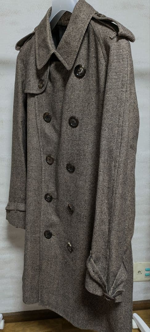 マッキントッシュ　ロンドン　チェックトレンチコート