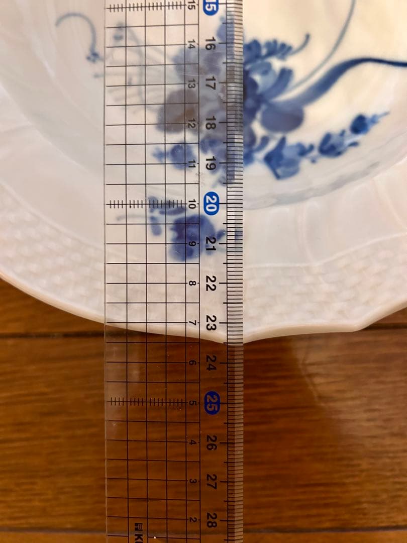 ロイヤルコペンハーゲン ブルーフラワー深皿 約23㎝ 6枚セット内1枚は欠け有