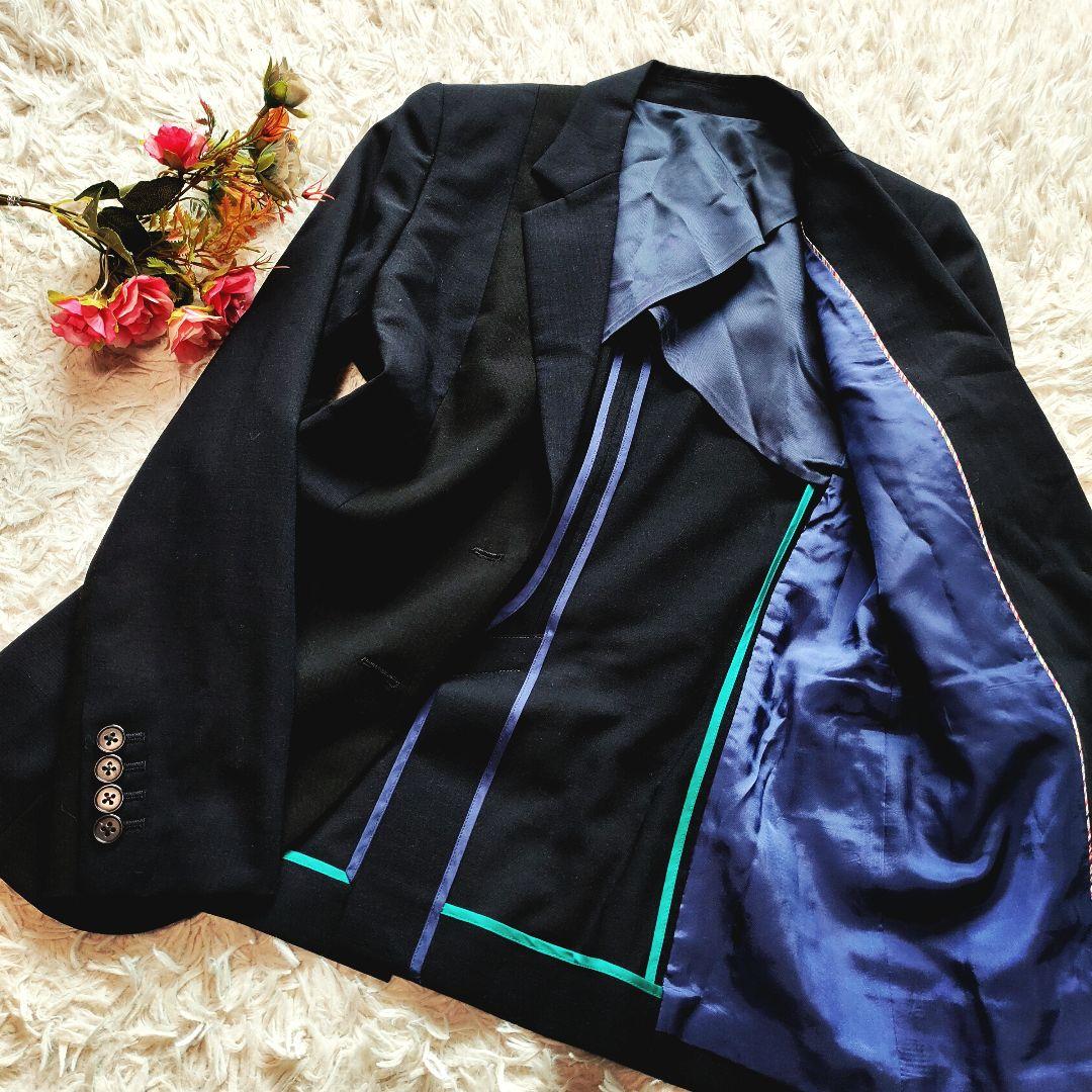 ポールスミス セットアップ スーツ スリムパンツ ウール バイカラー 現行モデル