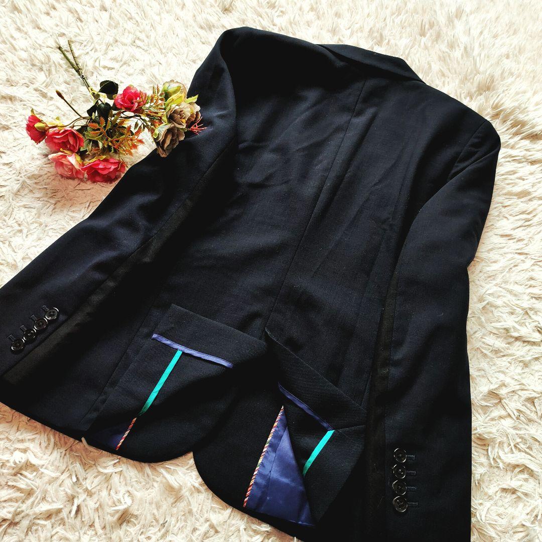 ポールスミス セットアップ スーツ スリムパンツ ウール バイカラー 現行モデル