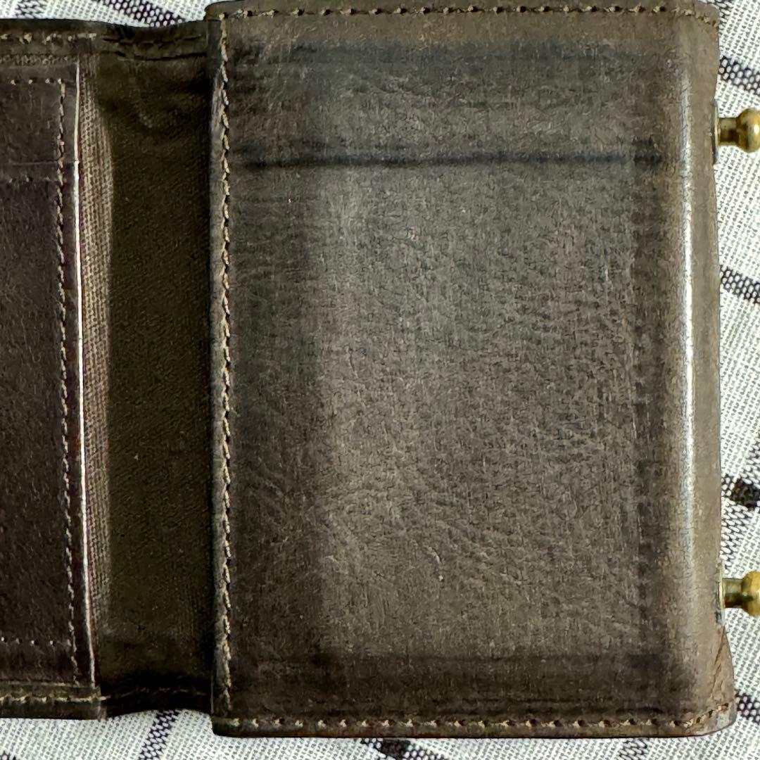 エムピウM+ ミッレフォッリエ2 P25ハバナ 二つ折り財布