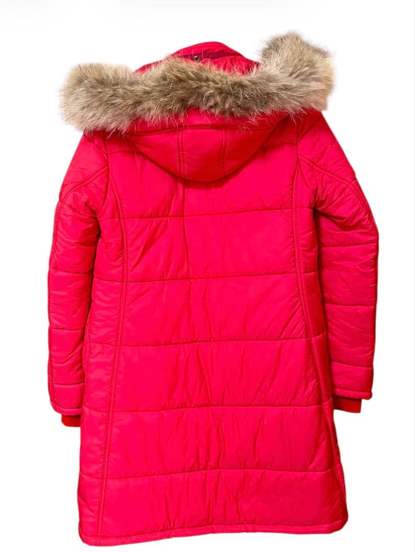 HYSTERIC GLAMOUR ロング中綿コート レッド F