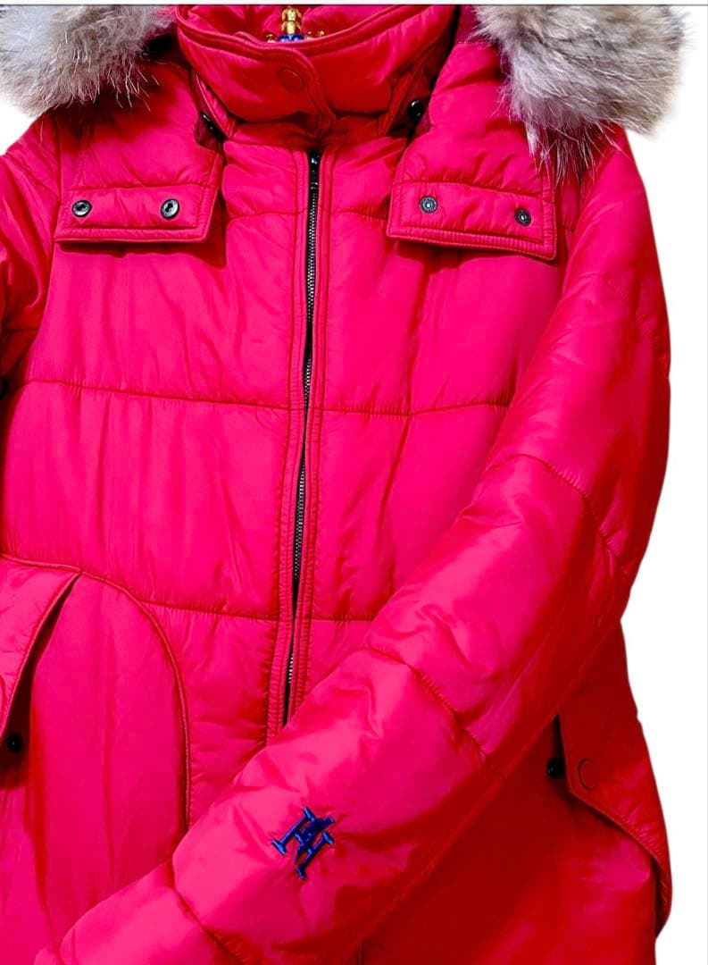 HYSTERIC GLAMOUR ロング中綿コート レッド F