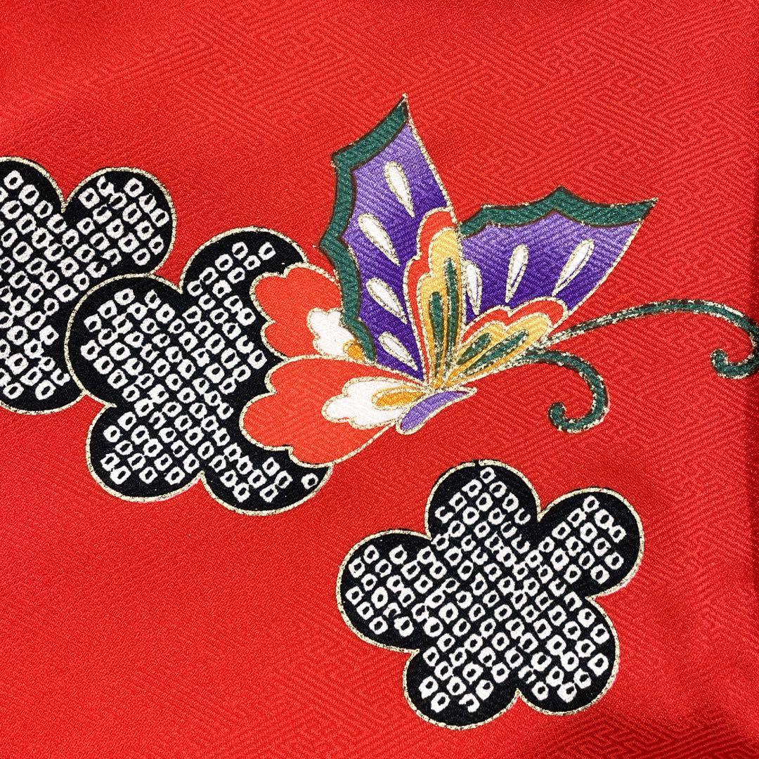 ◎mk-3459　七五三　女の子　着物・襦袢セット　7歳　　1-27