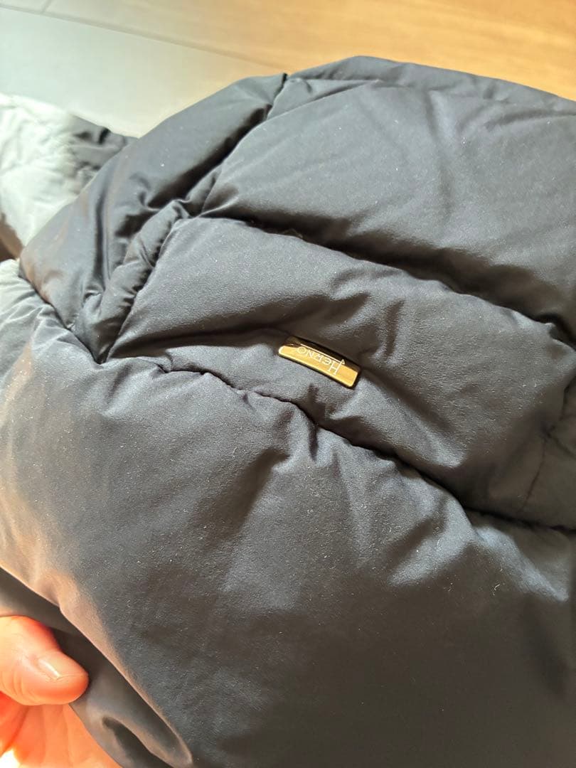 Herno ダウンジャケット ブラック　ウール切り替え