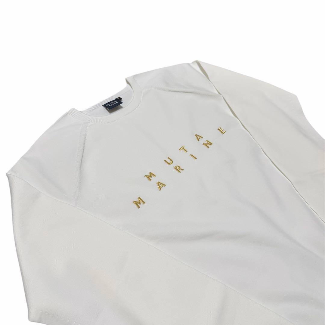 muta MARINE 白 メンズ 長袖 セーター XL 新品