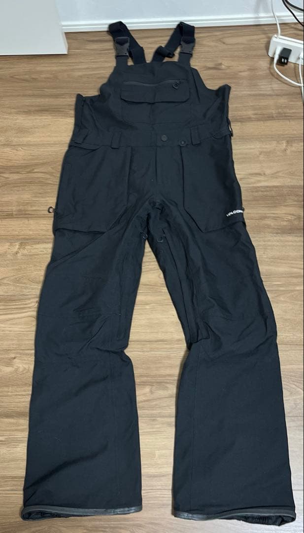 ボルコムビブパンツブラックサイズUS-S / JP-M