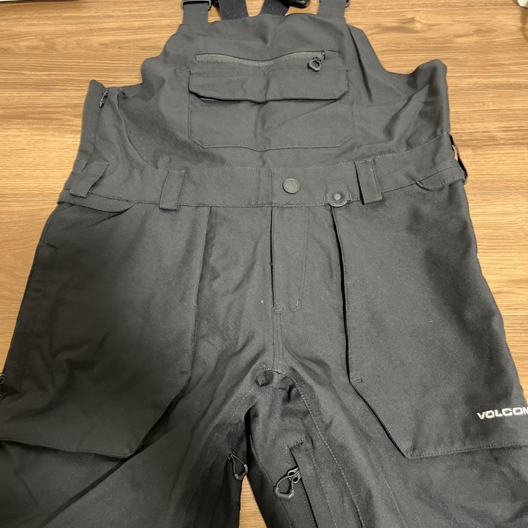 ボルコムビブパンツブラックサイズUS-S / JP-M