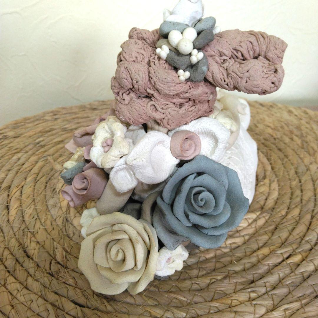 【SALE】笠間焼 陶芸 小林一富美作 森の妖精 ウエディング♡