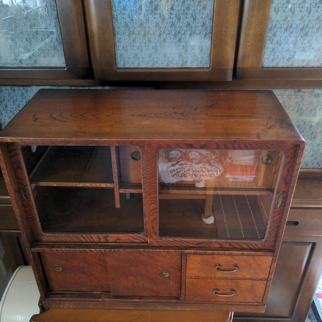 昭和レトロ　家具　コンパクト茶箪笥