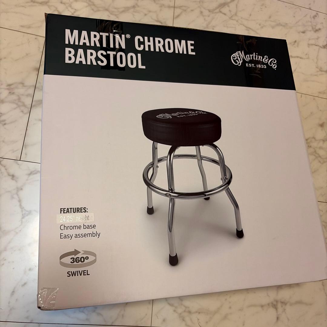 【新品、未使用】Martin Chrome Barstool
