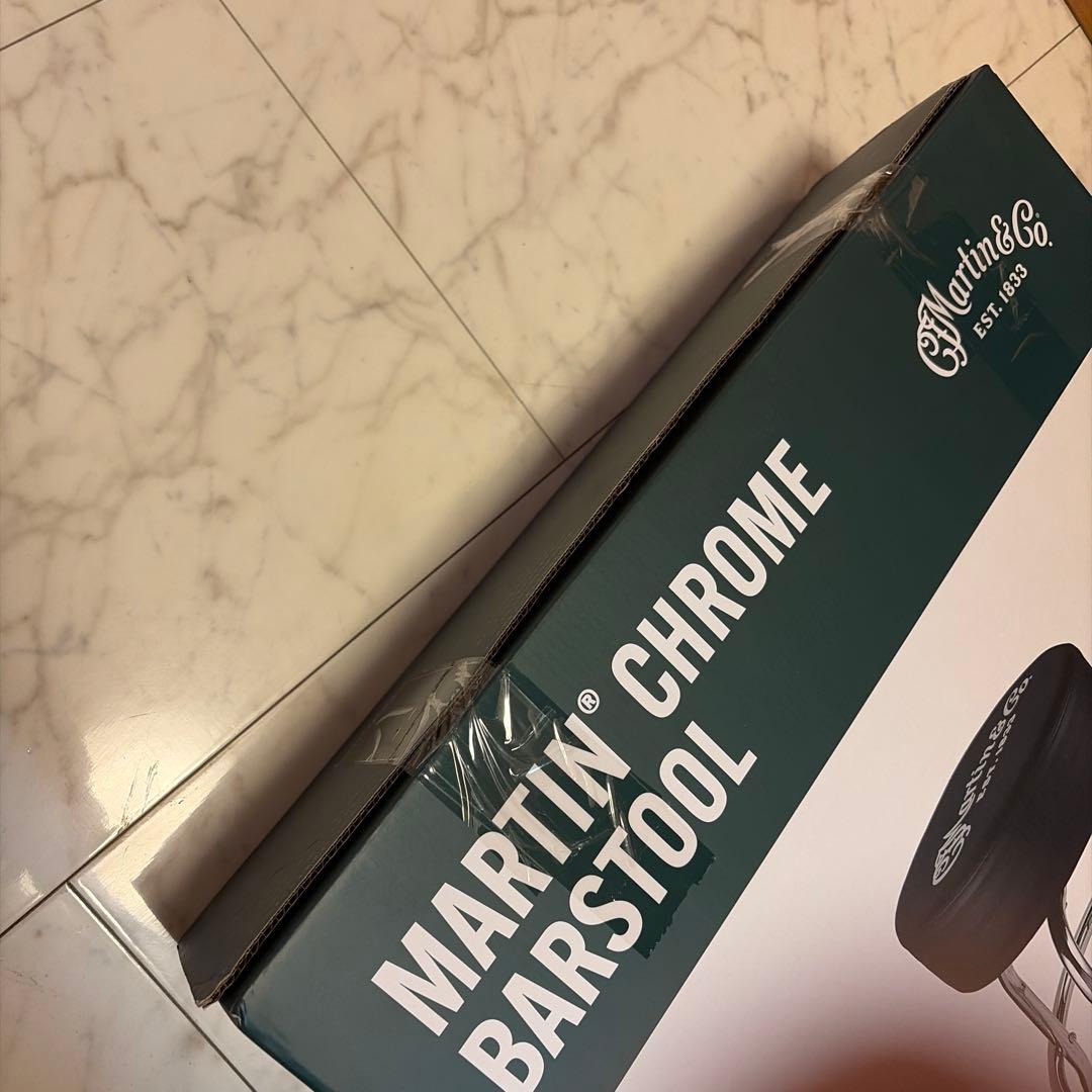 【新品、未使用】Martin Chrome Barstool