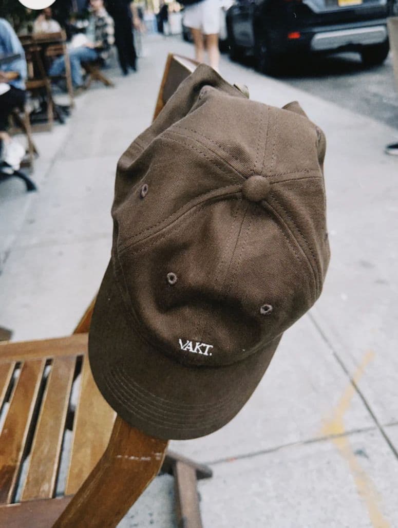 vakt. キャップ　ブラウン