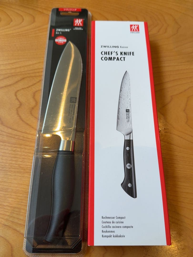 ZWILLING CHEF'S KNIFE COMPACT＆三徳包丁まとめ売り