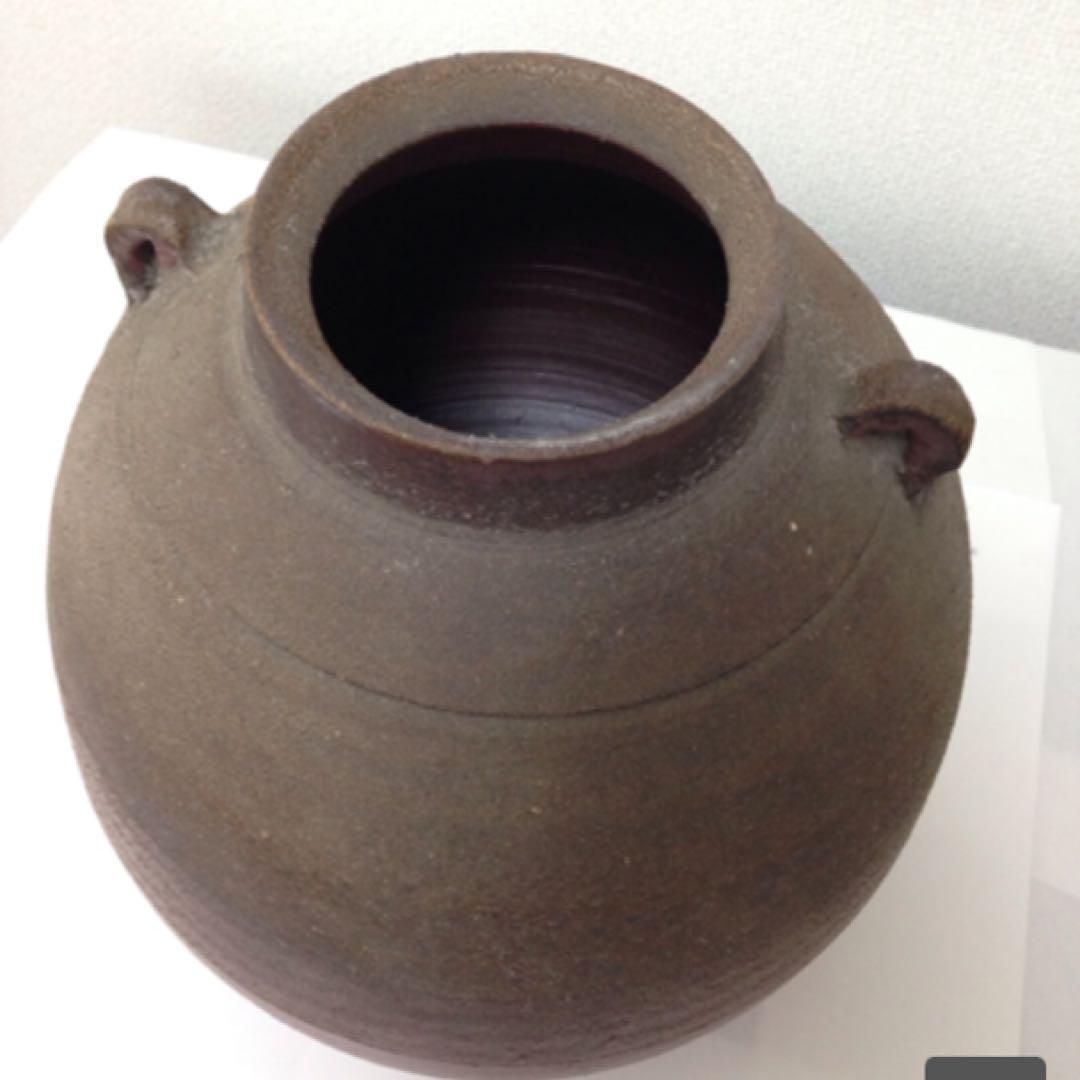 備前焼 骨董 稲荷作 耳付 壺 焼物 お宝鑑定団 古美術 芸術 美術 陶芸 ツボ