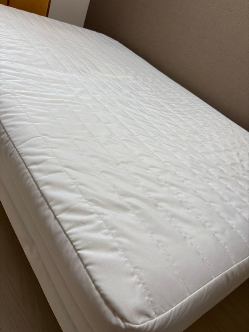 【美品】無印良品 セミダブル 脚付きマットレス ポケットコイル