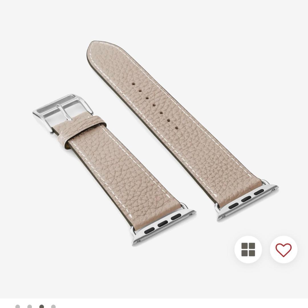 BONAVENTURA AppleWatch用 レザーバンド　グレージュ